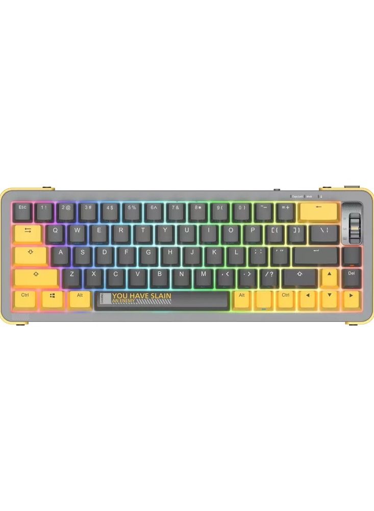 Y68 NKRO RGB 65% Hot Swappable 2.4Ghz Bluetooth with USB-C Wired Gaming Keyboard