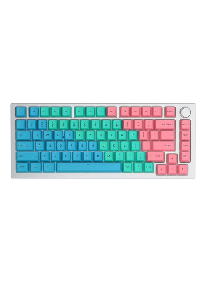 Glorious GPBT Dye Sublimated Keycaps (Pastel) - Thick PBT Plastic 114 Keycap Set for 100% Full Size, 85% 80% TKL, 60% Compact, 75% Mechanical Keyboards