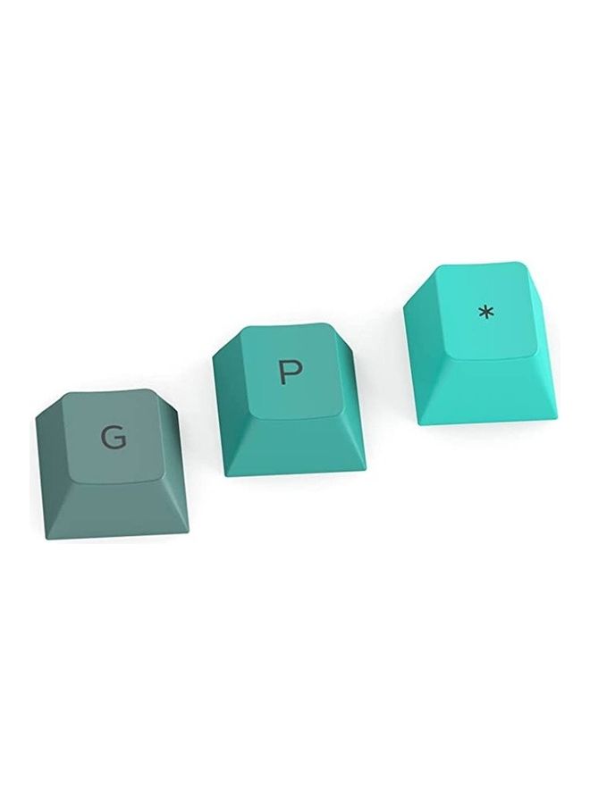 Glorious GPBT Dye Sublimated Keycaps (Rain Forest) - Thick PBT Plastic 114 Keycap Set for 100% Full Size, 85% 80% TKL, 60% Compact, 75% Mechanical Keyboards