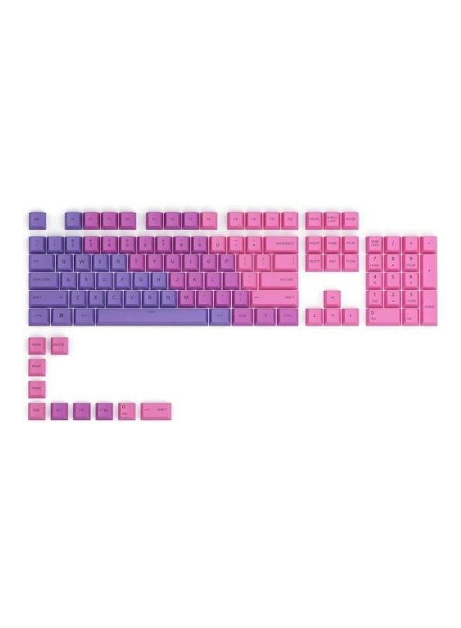 Glorious GPBT Dye Sublimated Keycaps (Nebula) - Thick PBT Plastic 114 Keycap Set for 100% Full Size, 85% 80% TKL, 60% Compact, 75% Mechanical Keyboards