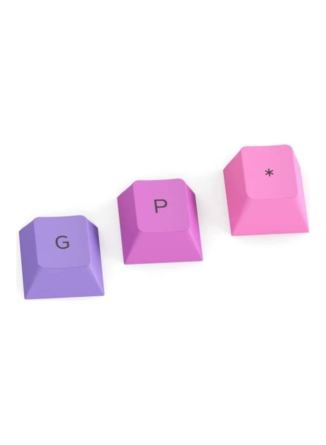 Glorious GPBT Dye Sublimated Keycaps (Nebula) - Thick PBT Plastic 114 Keycap Set for 100% Full Size, 85% 80% TKL, 60% Compact, 75% Mechanical Keyboards