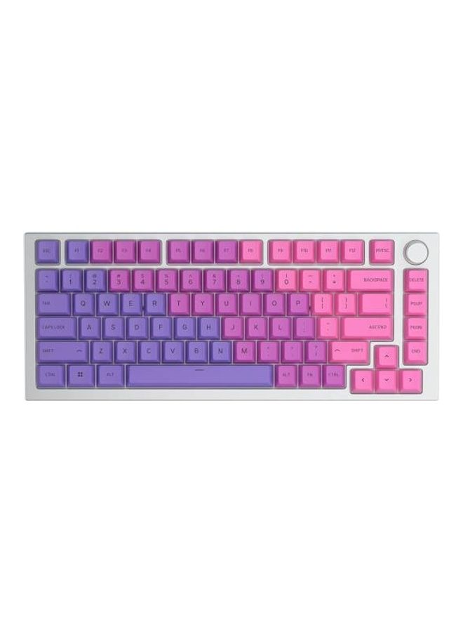 Glorious GPBT Dye Sublimated Keycaps (Nebula) - Thick PBT Plastic 114 Keycap Set for 100% Full Size, 85% 80% TKL, 60% Compact, 75% Mechanical Keyboards