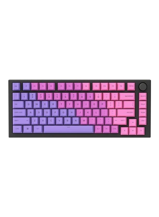 Glorious GPBT Dye Sublimated Keycaps (Nebula) - Thick PBT Plastic 114 Keycap Set for 100% Full Size, 85% 80% TKL, 60% Compact, 75% Mechanical Keyboards