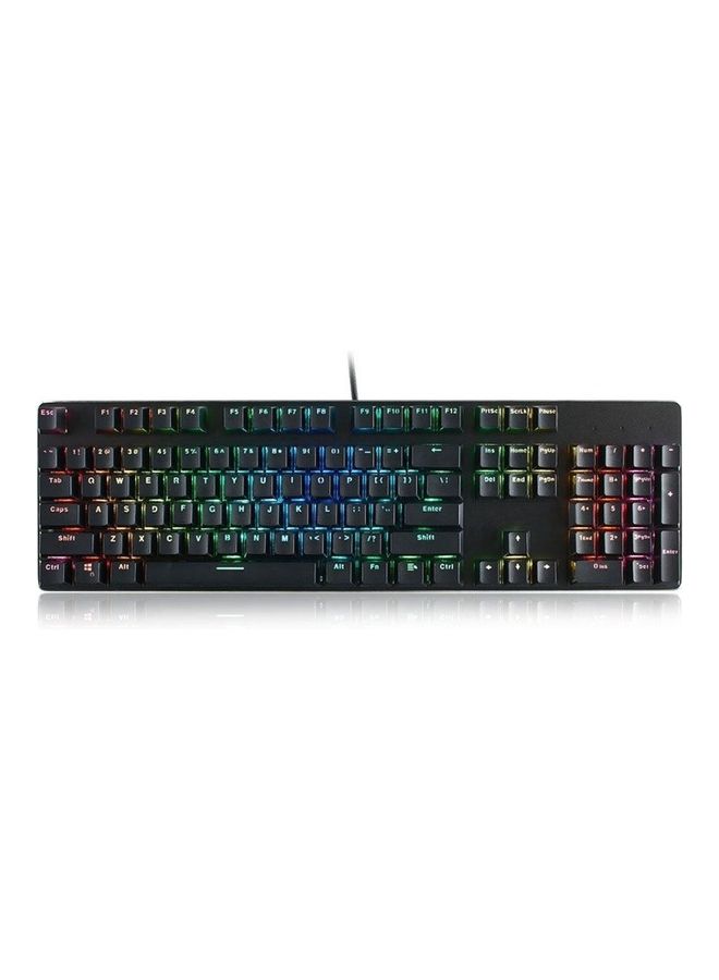 104-Key ABS Doubleshot Mechanical Keyboard Keycaps (Black)