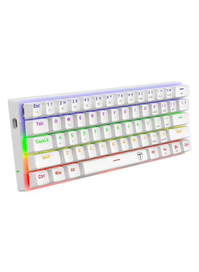 61 keys RGB Backlit Wired Mechanical Gaming Keyboard Mini Keyboard Waterproof for PC/Mac Gamer