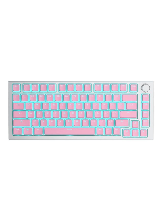 Glorious Aura V2 (Pink) - PBT Pudding Keycaps for Mechanical Keyboards - ANSI (US), ISO Compatible - Supports Full Size, TKL, 75%, 60% Layouts