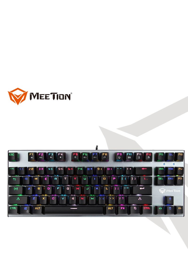 Meetion MK04 RGB Backlit Multimedia Blue Switch Mechanical Gaming Keyboard