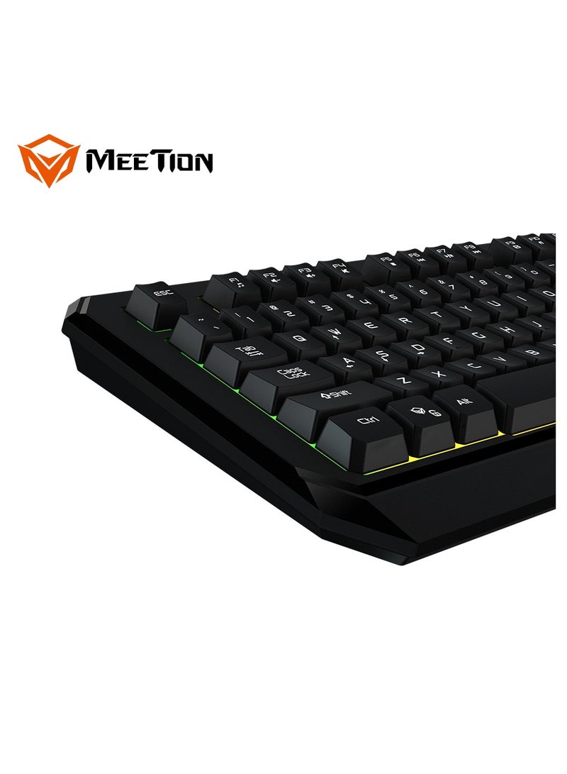 Meetion K9320 Waterproof Backlit RGB Gaming Keyboard  with 19 Anti-Ghosting Keys Best For Office and Gaming Use