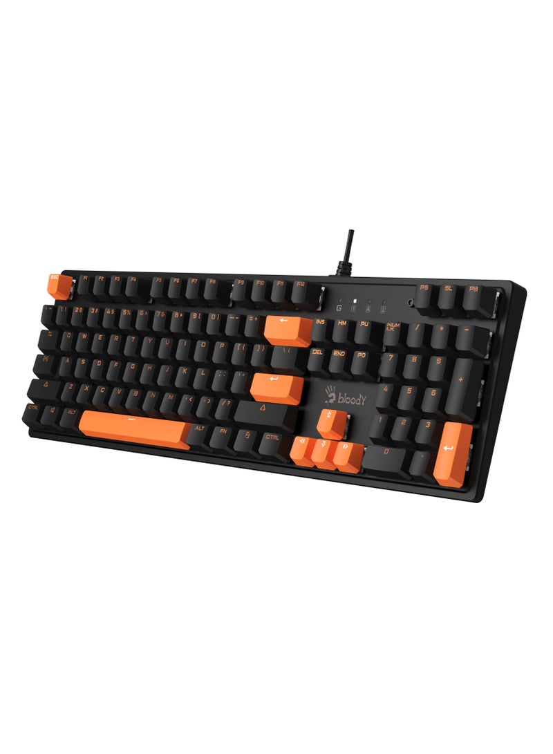 Mechanical Gaming Keyboard S510N, Blms Customized RGB Switch, Black-Red