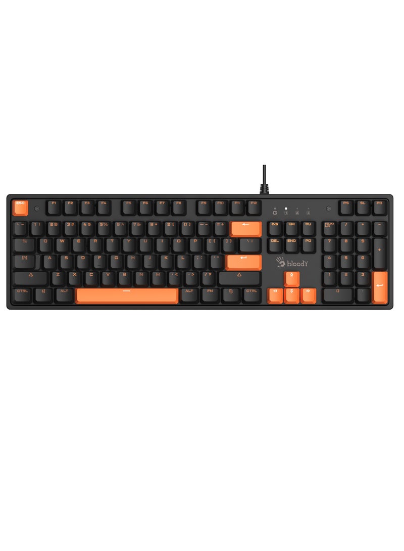 Mechanical Gaming Keyboard S510N, Blms Customized RGB Switch, Black-Red