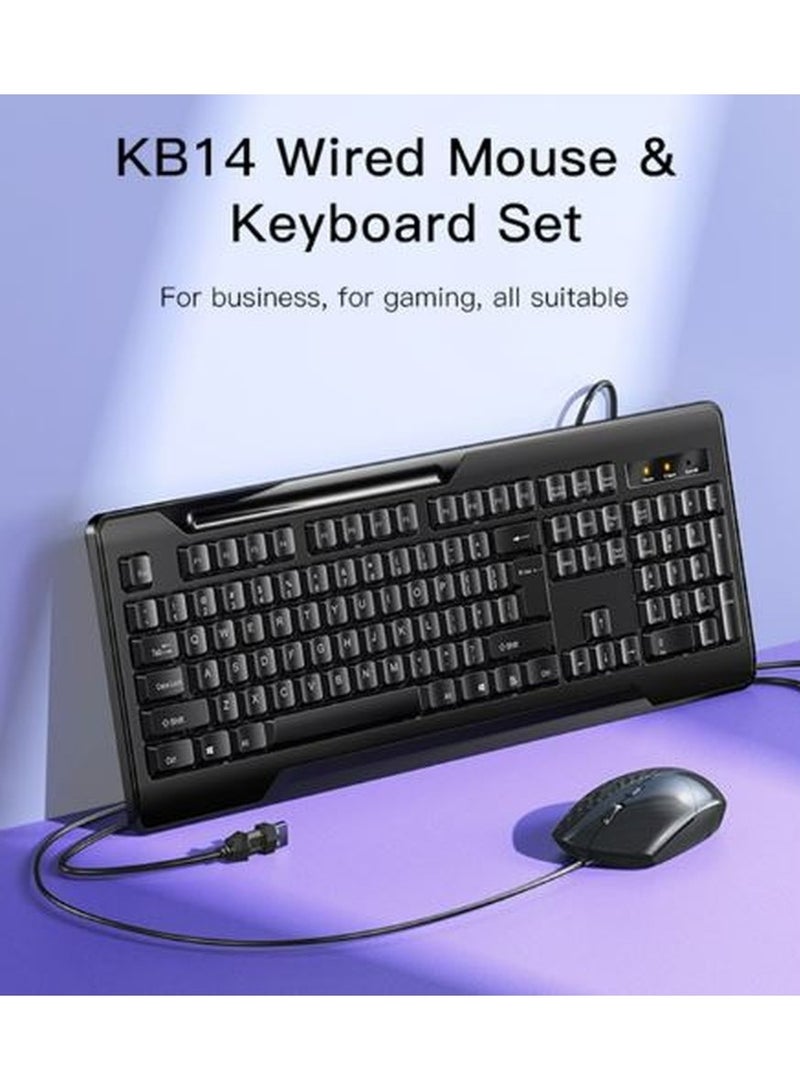 Yesido Wired Keyboard & Mouse Cmobination KB14