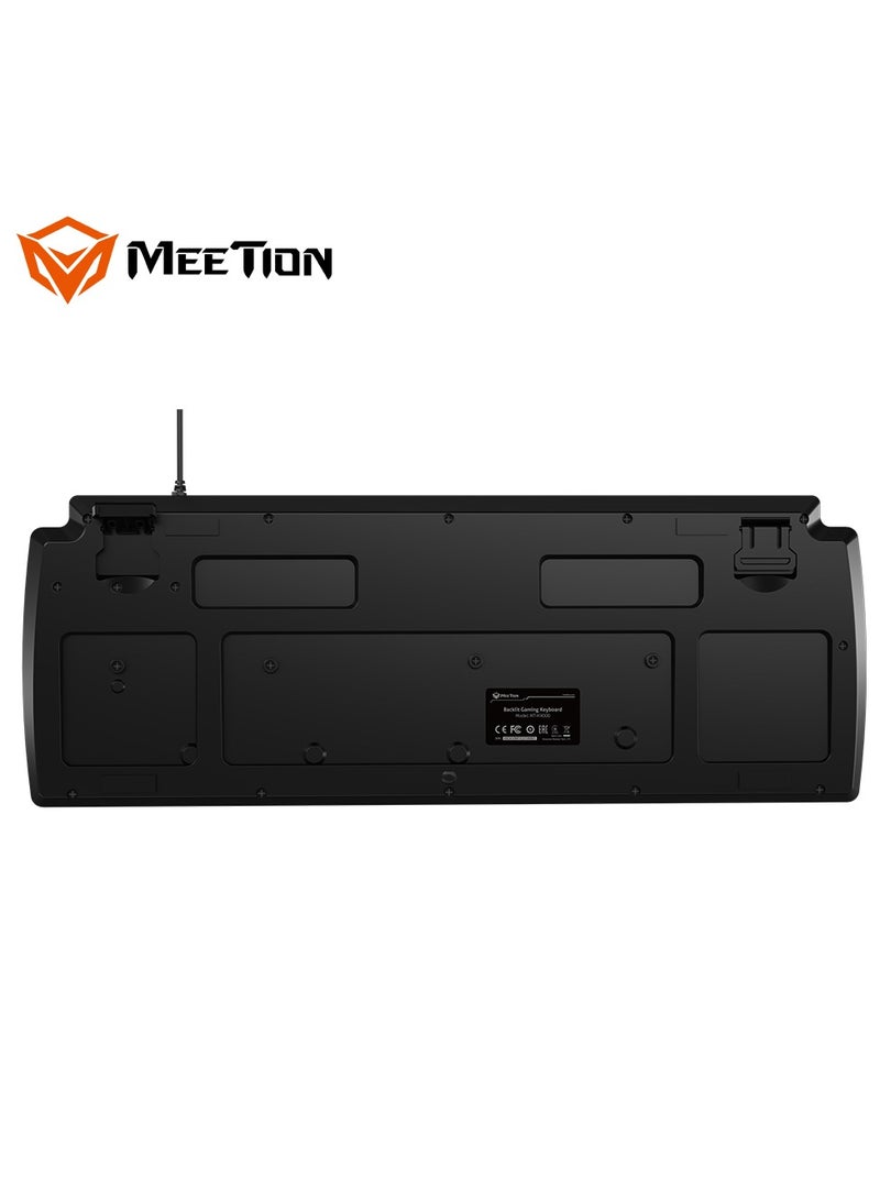 Meetion K9000 Waterproof Backlit RGB Gaming Keyboard With 19 Anti-Ghosting Keys