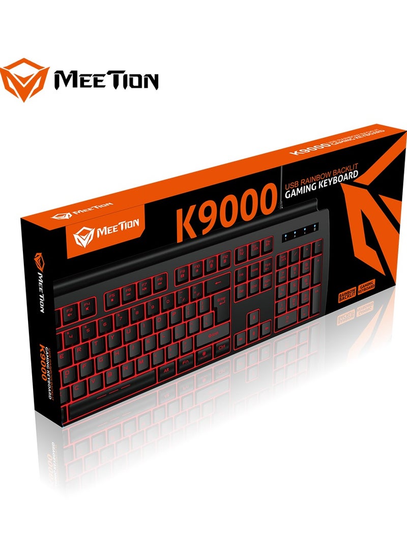 Meetion K9000 Waterproof Backlit RGB Gaming Keyboard With 19 Anti-Ghosting Keys