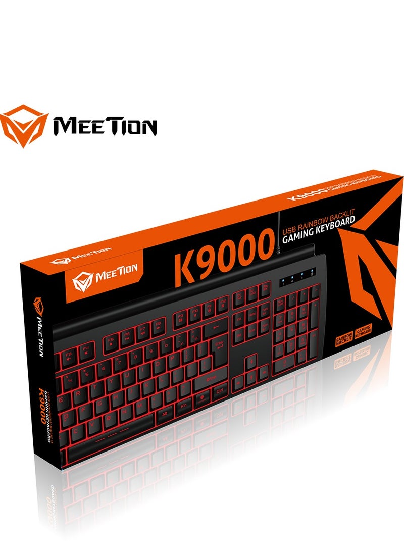 Meetion K9000 Waterproof Backlit RGB Gaming Keyboard With 19 Anti-Ghosting Keys