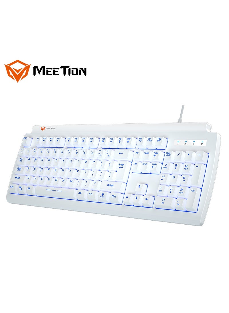 Meetion K9000 Waterproof Backlit RGB Gaming Keyboard  with 19 Anti-Ghosting Keys Best for Office and Gaming Use