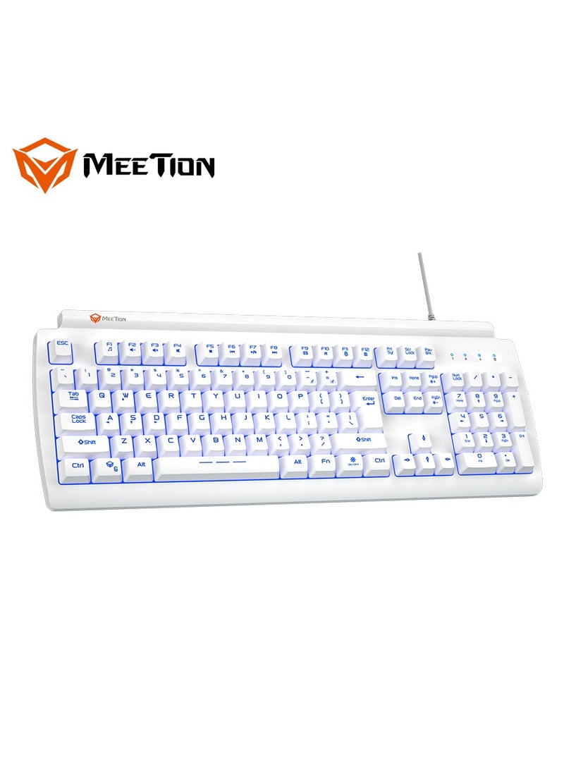 Meetion K9000 Waterproof Backlit RGB Gaming Keyboard  with 19 Anti-Ghosting Keys Best for Office and Gaming Use