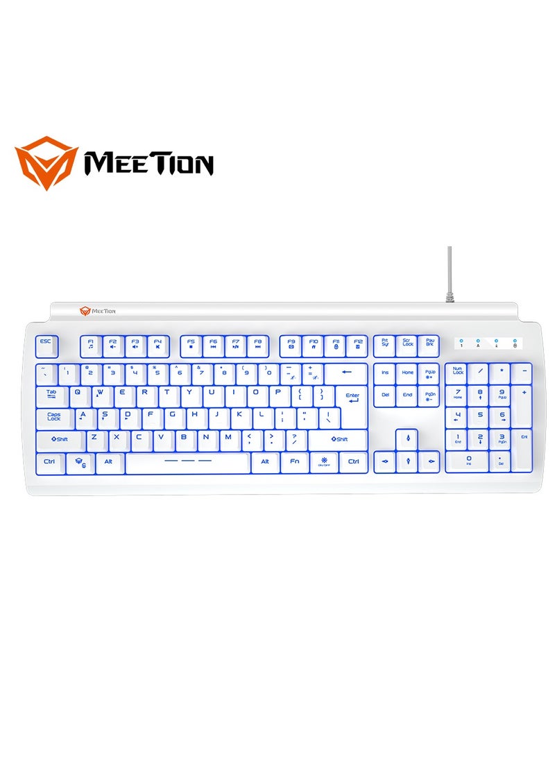 Meetion K9000 Waterproof Backlit RGB Gaming Keyboard  with 19 Anti-Ghosting Keys Best for Office and Gaming Use