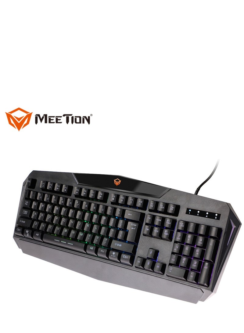 Meetion C510 Backlit Rainbow Anti-Ghosting Mechanical Gaming Keyboard And Mouse