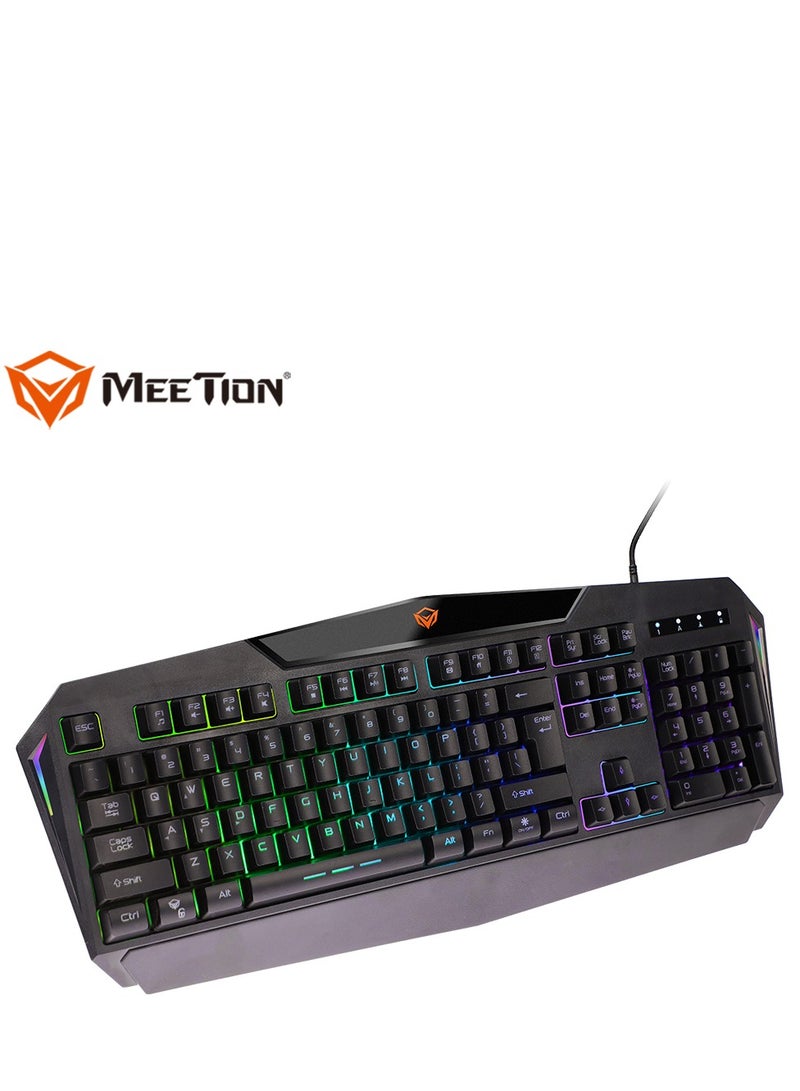 Meetion C510 Backlit Rainbow Anti-Ghosting Mechanical Gaming Keyboard And Mouse