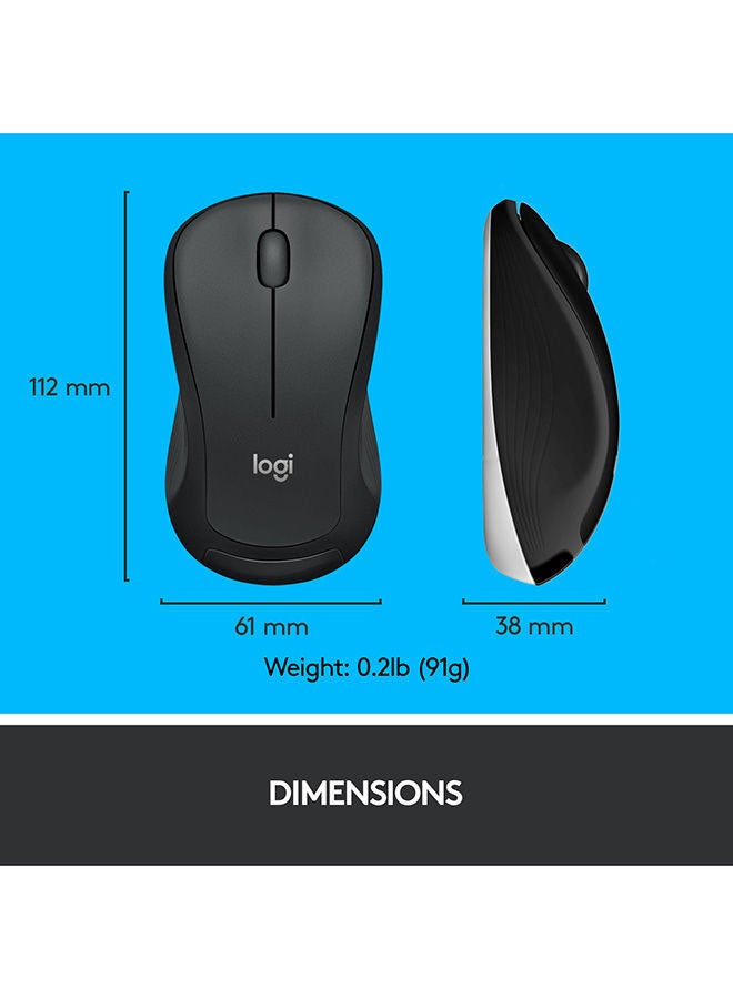 MK540 Wireless Keyboard and Mouse Combo for Windows, 2.4 GHz Wireless with Unifying USB-Receiver, Wireless Mouse, Multimedia Hot Keys, 3-Year Battery Life, PC/Laptop Black