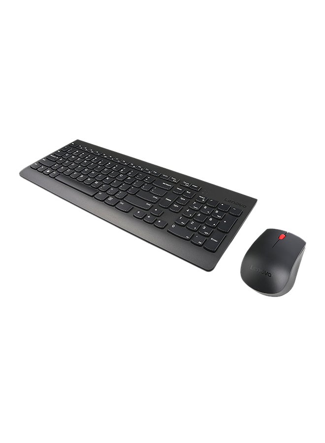 Wireless Keyboard And Mouse Set Black