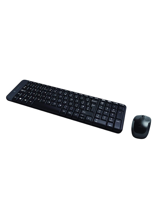 MK220 Wireless Keyboard  Mouse Set black