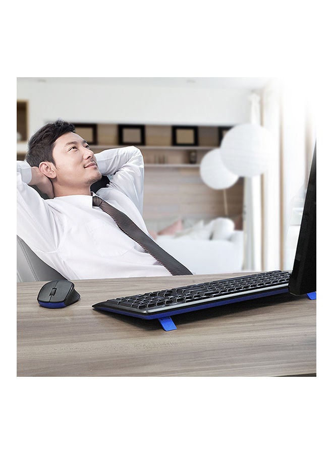 MK345 Wireless Keyboard And Mouse Set Black
