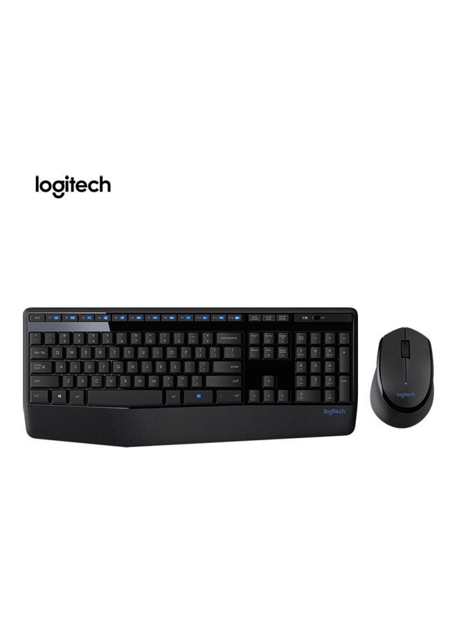 MK345 Wireless Keyboard And Mouse Set Black