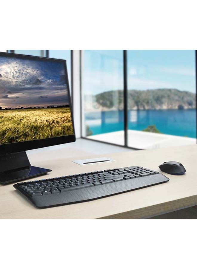 Wireless Keyboard With Mouse Black