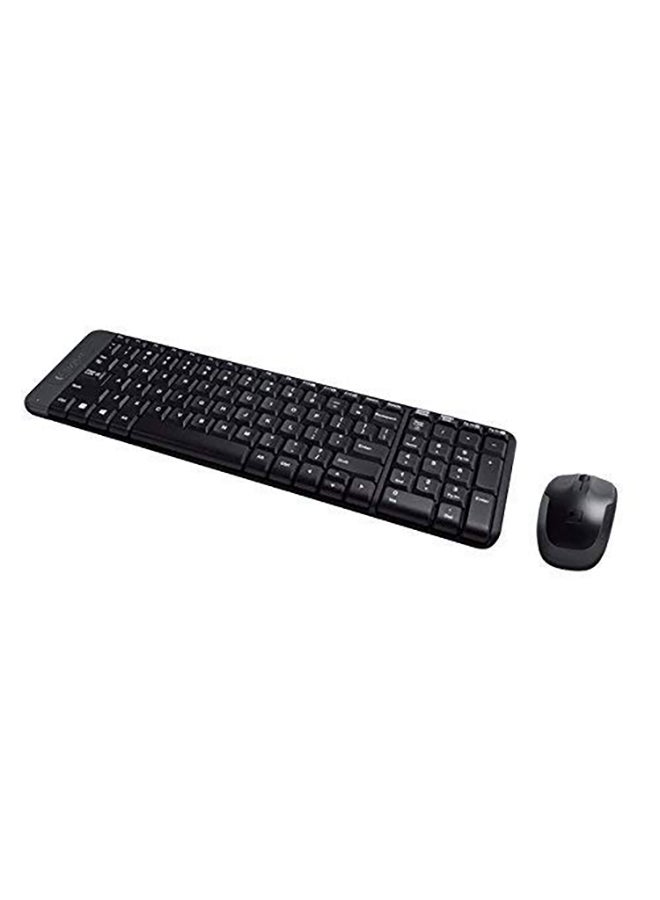 MK220 Wireless Desktop Set Compact Black