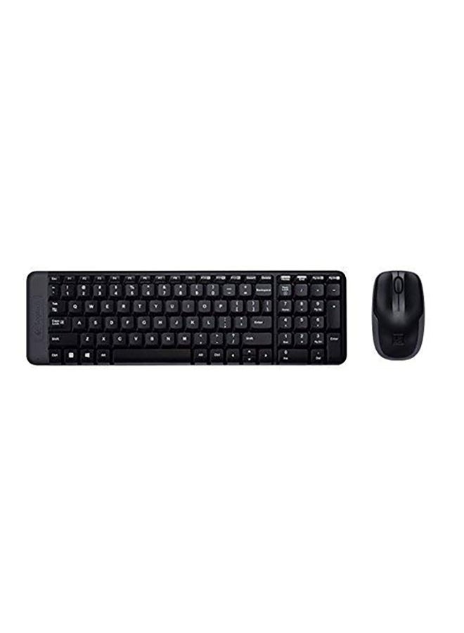 MK220 Wireless Desktop Set Compact Black