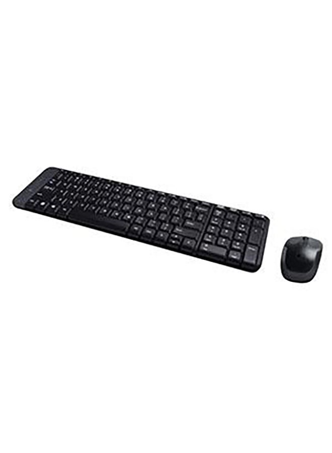 MK220 Wireless Desktop Set Compact Black
