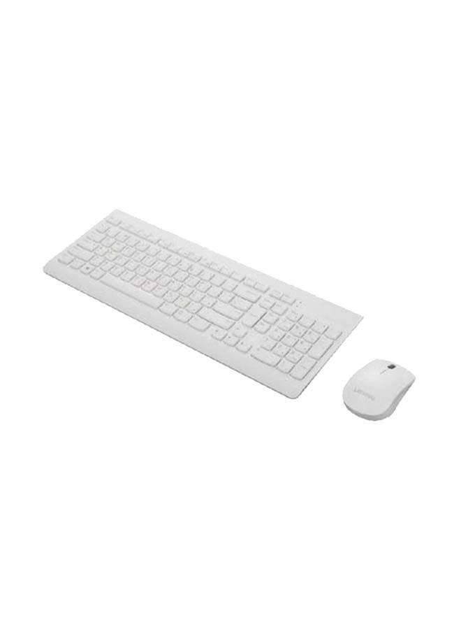 510 Wireless Combo Keyboard & Mouse(White) -Arabic 253 White