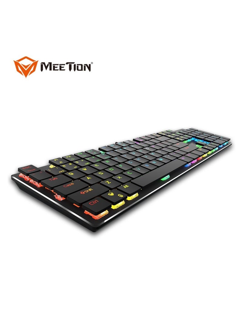 MEETION ULTRATHIN MECHANICAL KEYBOARD MK80 AND Lightweight Honeycomb Gaming Mouse GM015