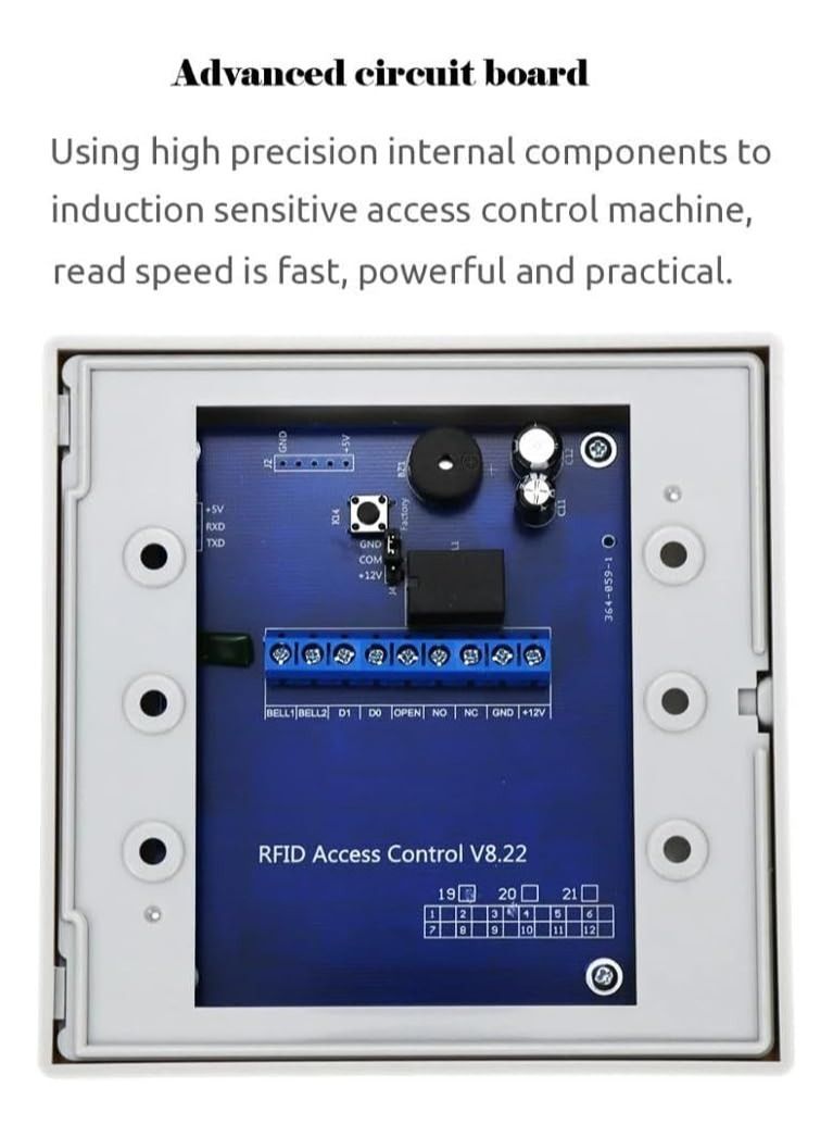 RFID Access Control System Device with Card & Pin Code Access, Machine Security Proximity Entry Door Lock