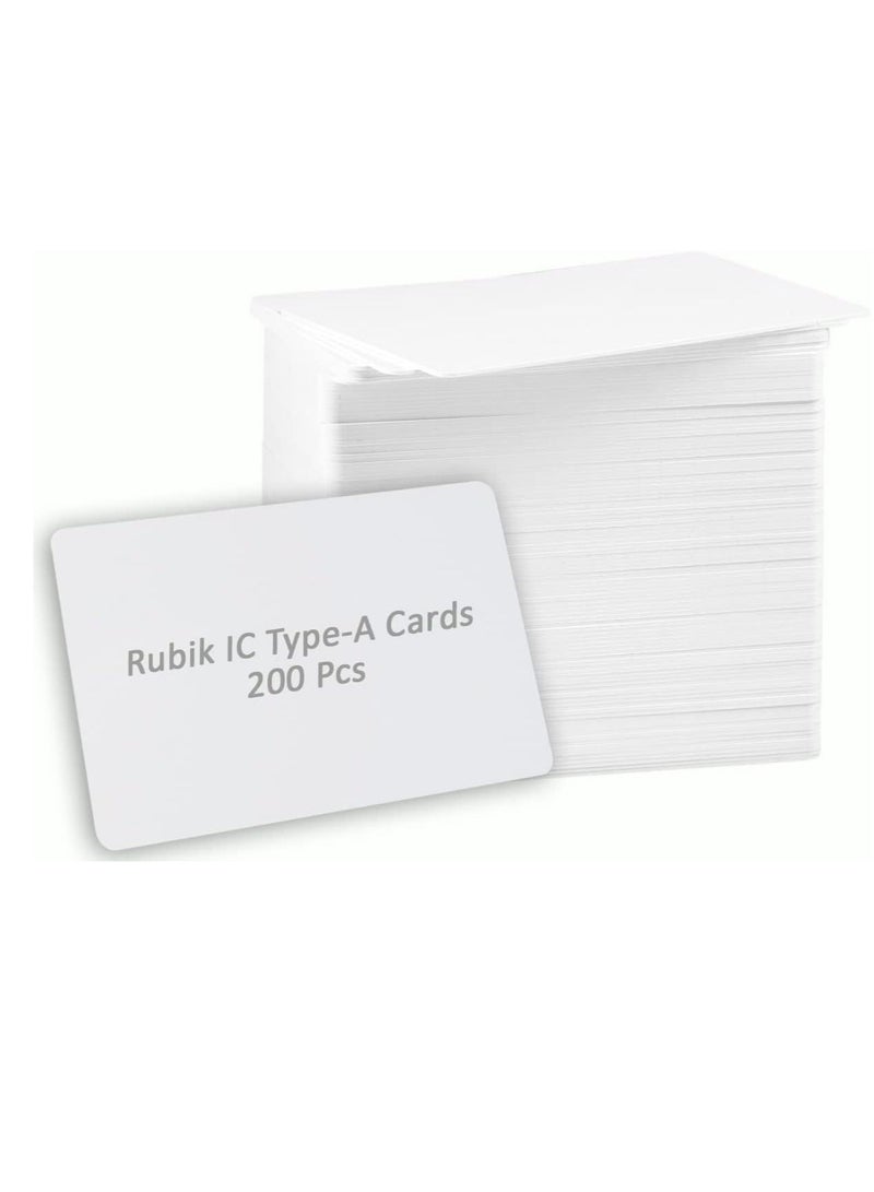 IC Type-A RFID Key Cards for RFID Copier/Reader/Writer/Duplicator (IC Type-A 200 Cards)