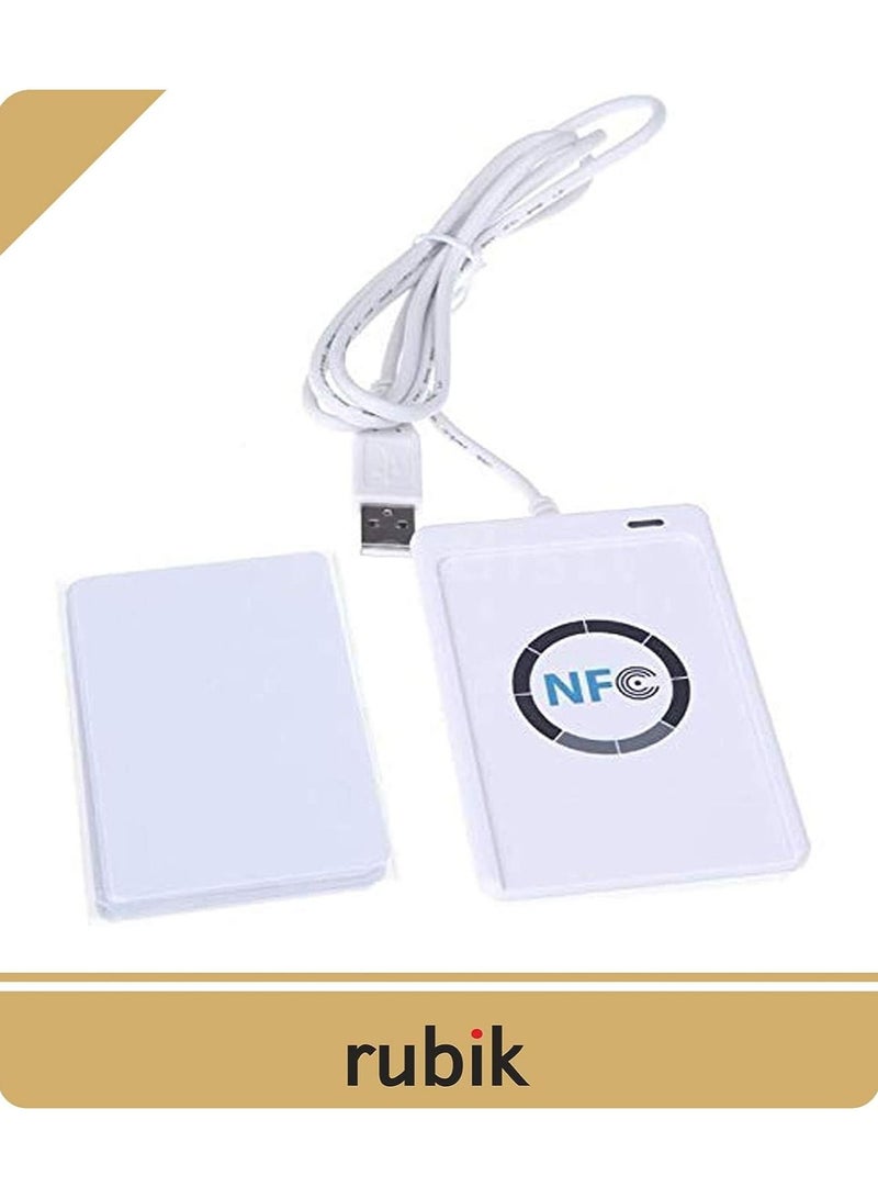 NFC RFID Card Reader and Writer Support Mifare FeliCa and all 4 types of NFC (ISO/IEC 18092) Tags (ACR122U)