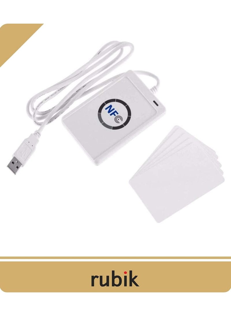 NFC RFID Card Reader and Writer Support Mifare FeliCa and all 4 types of NFC (ISO/IEC 18092) Tags (ACR122U)