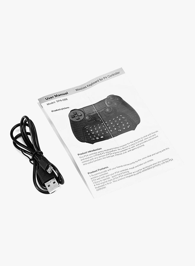 Bluetooth Wireless Keyboard With Jack - PlayStation 4