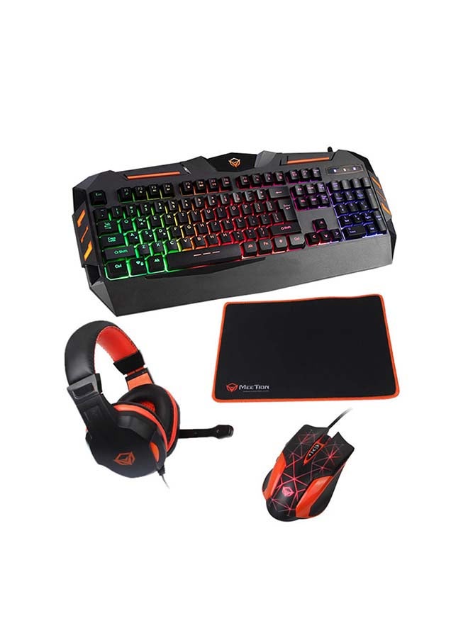 4-In-1 Gaming Keyboard And Mouse Combo