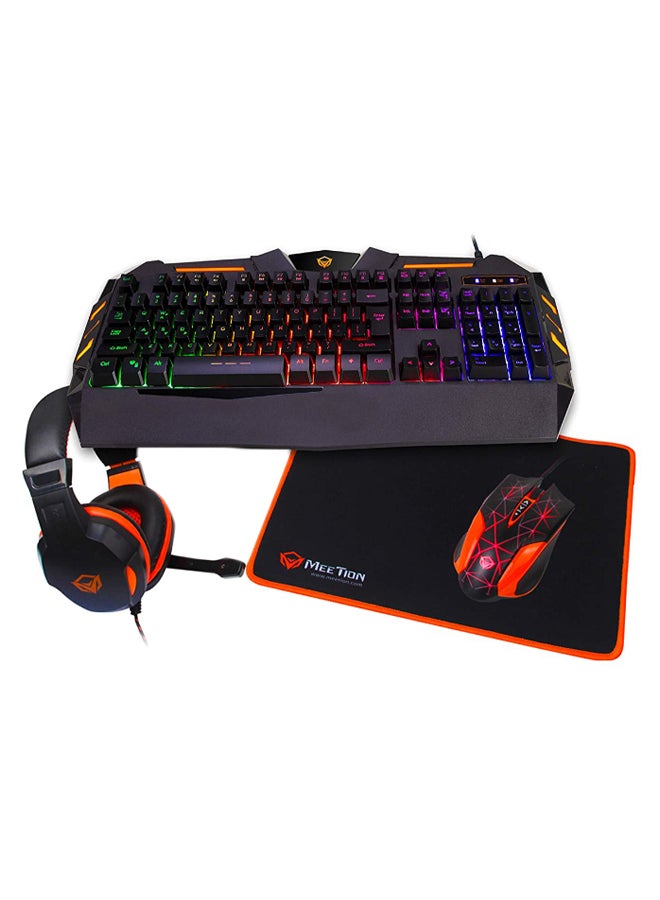 4-Piece Gaming Keyboard Set