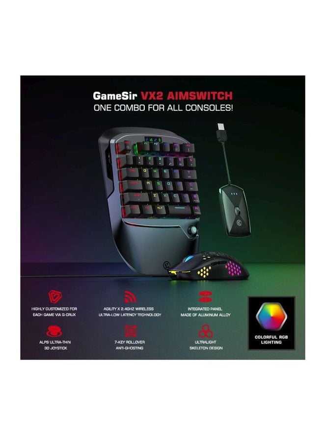 AimSwitch Gaming Keypad Set Black