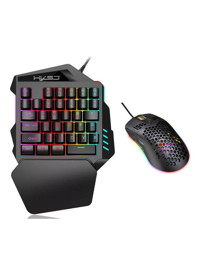 Wired Keyboard with Mouse Set