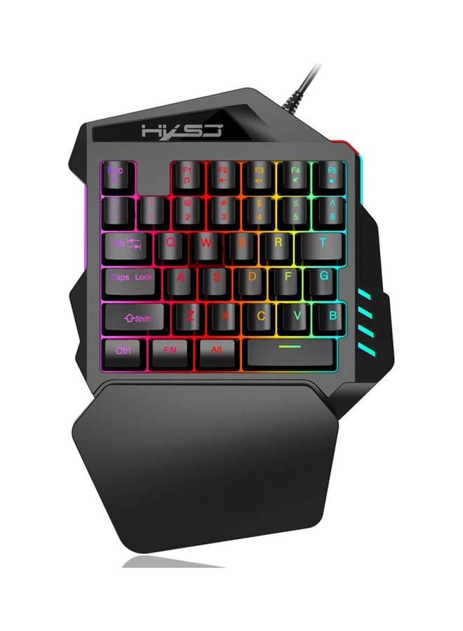 Wired Keyboard with Mouse Set Multicolour