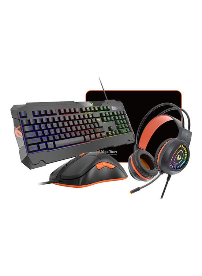 Kits For PC Gaming 4 In 1 Combo AR Black