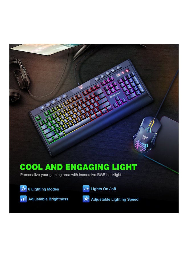G21 And CW902 RGB Light Professional Gaming Wired Mouse Keyboard Combo