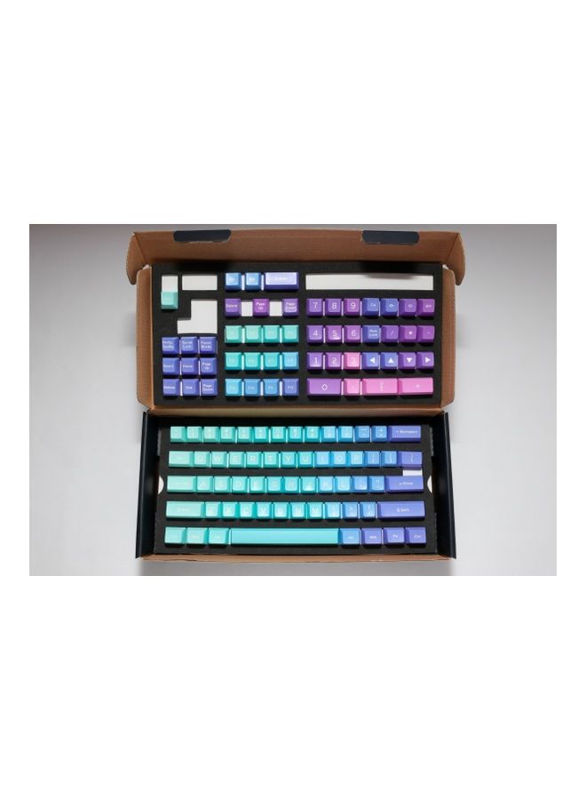 Azure SA Keycaps 108 ABS Doubleshot Set For Keyboard/MX Compatible Standard Layout Multicolour