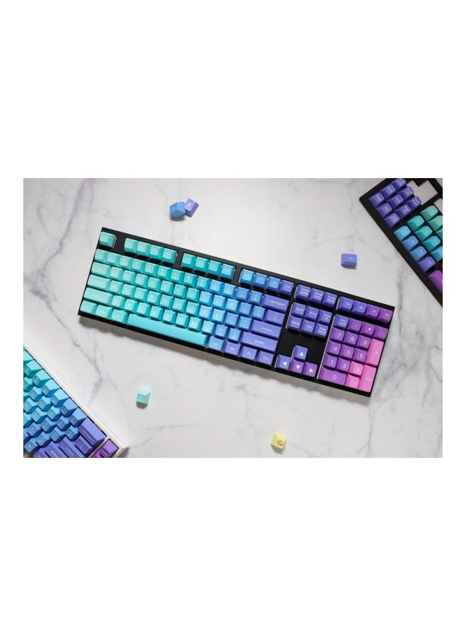 Azure SA Keycaps 108 ABS Doubleshot Set For Keyboard/MX Compatible Standard Layout Multicolour