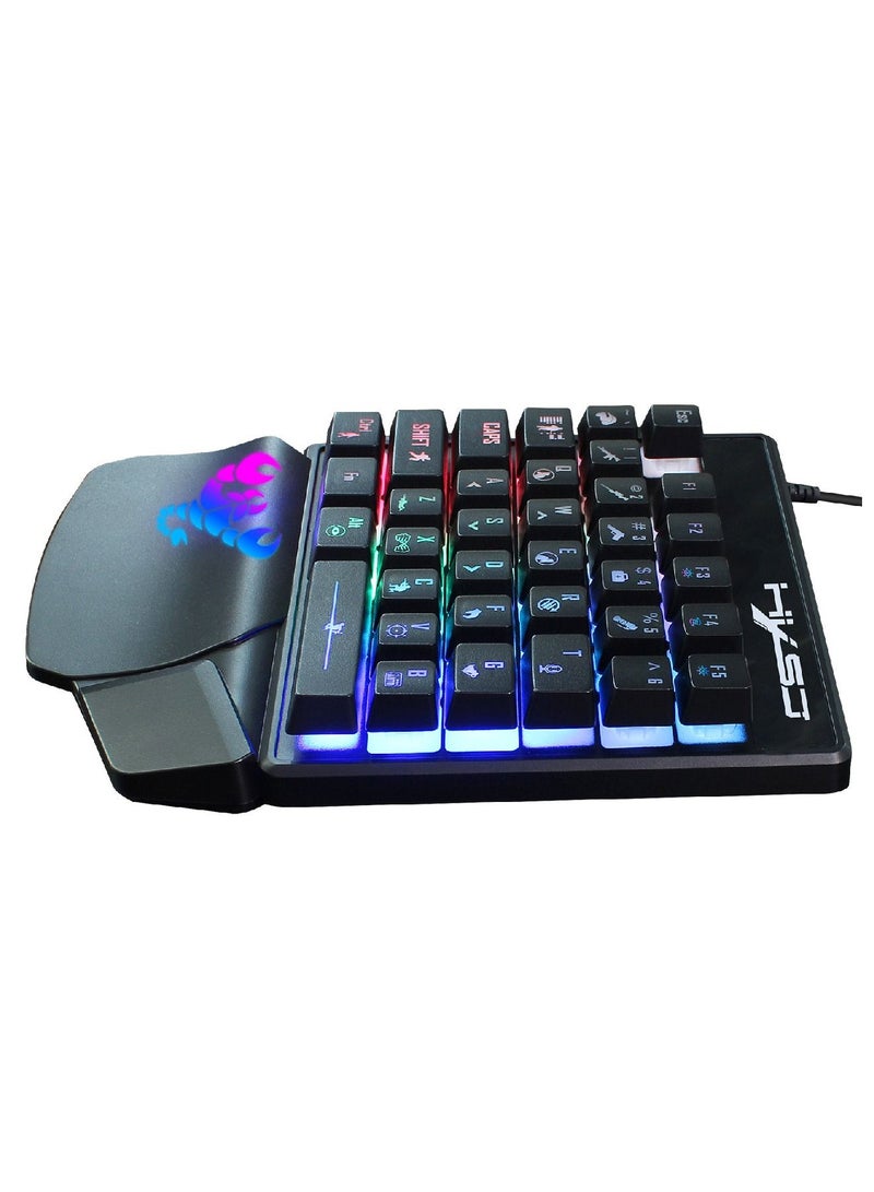 V400 35 Key Gaming Keyboard For PUBG/LOL/CS Gamer -wired