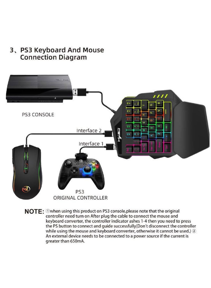 A869 V500 Keyboard And Mouse Combo Black